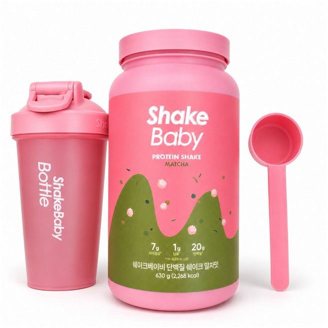 쉐이크베이비 락토컷 프로틴 말차맛, 630g, 1개