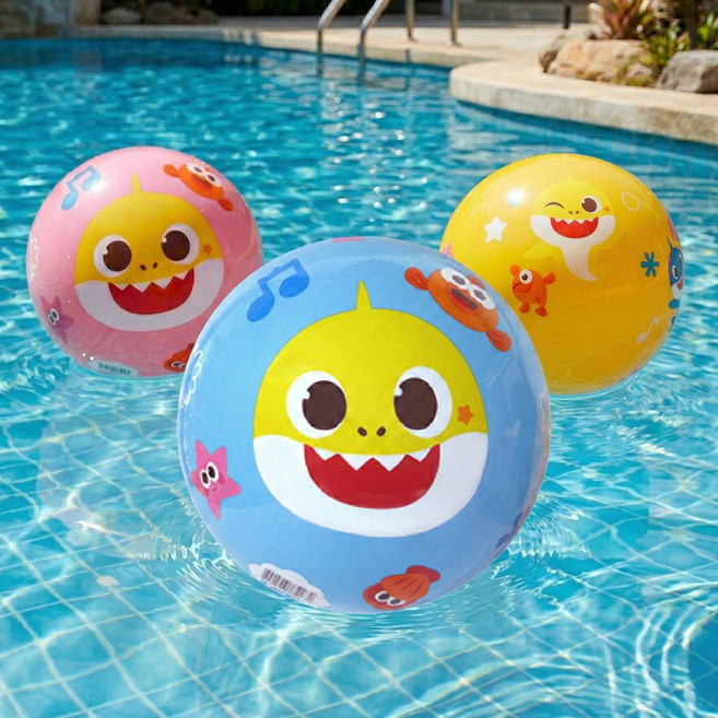 핑크퐁 아기상어 안전 탱탱볼 아기 공놀이 소프트볼 (블루)