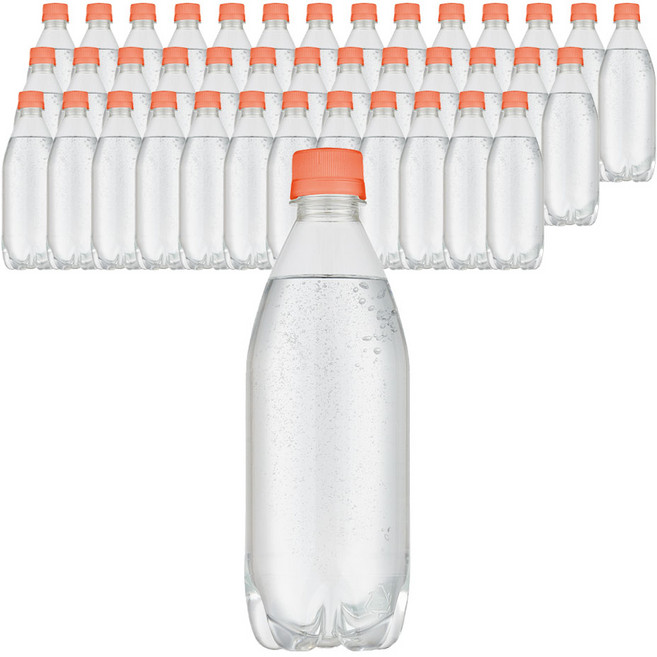 라인바싸 탄산음료 자몽 무라벨, 500ml, 40개