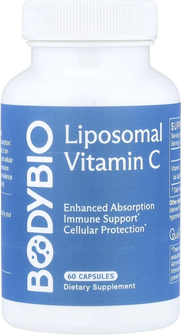 바디바이오 리포소말 비타민C 캡슐 60정, 3개 - 쿠팡