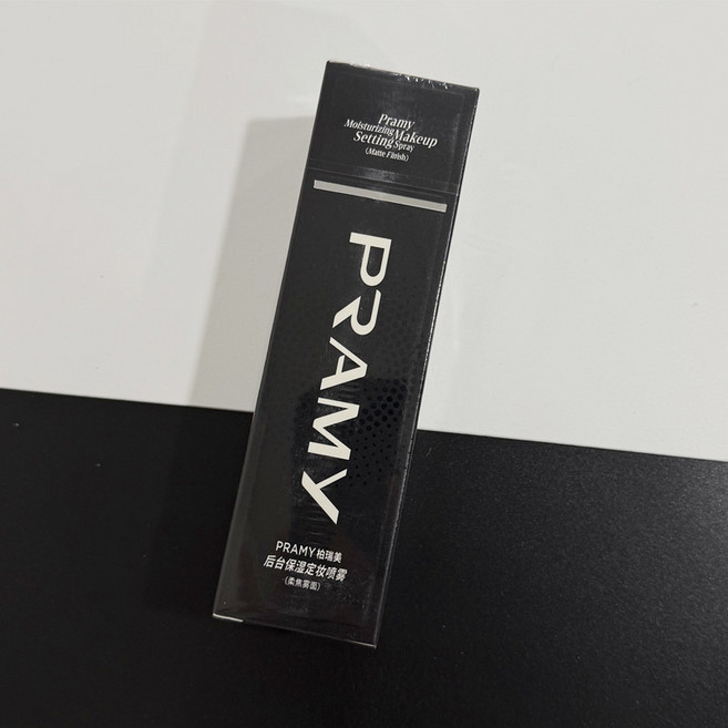 柏瑞美PRAMY定妝噴霧 持久控油不脫妝 柔焦霧面細緻噴霧 100ml, 1個, 升級版 柏瑞美黑瓶
