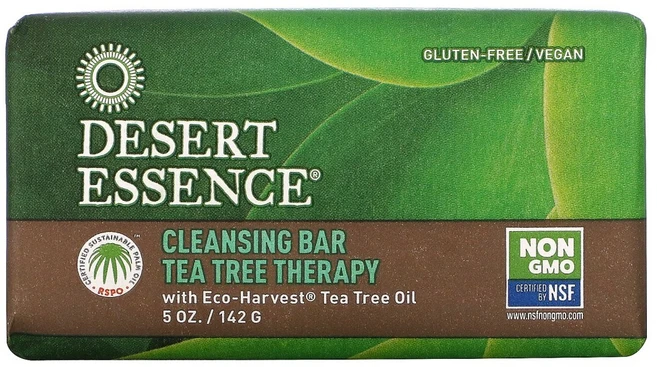 Desert Essence 클렌징 바 티트리 테라피 142g(5oz) 5팩, 142g - 쿠팡