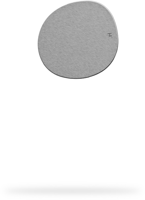 헤리터 수 테이블매트 및 코스터, 은, 1개