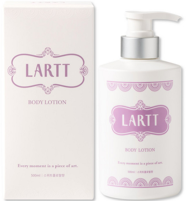 라르트 고보습 아토피 건선 건성용 환절기 바디로션 스위트플로랄향, 1개, 500ml