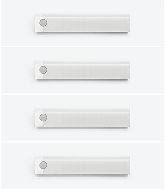 투데이리빙 2배 밝은 무선 센서등 세트 11cm LED 현관 거실 주방 욕실 충전식 센서 조명 전등 조명등 센스등 현관등 모션 감지등 무선등 아파트 인테리어, 4개, R98413C(화이트광