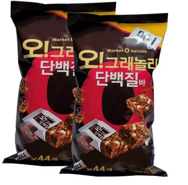 오리온 마켓오 오그래놀라 미니 540g X 2개 단백질바 프로틴바, 1개