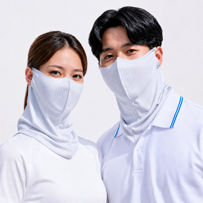 하피도 UV블락 5세대 자외선차단 스포츠 마스크, 1세트, 그레이+그레이+그레이