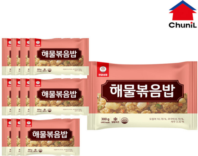 [자연맘스토리] 천일 해물 볶음밥 300g x 12개