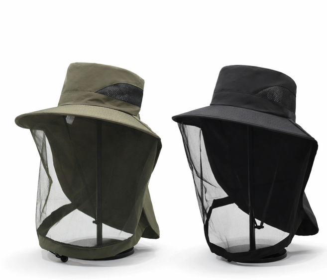 아르테리에 사이즈조절 챙넓은 벌레차단 방충 모자 2개입
