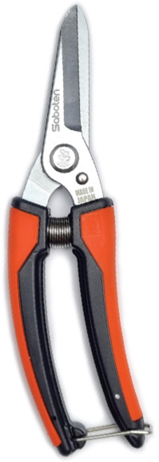 일본산 사보텐 다목적 가위 1231원예 작업용 과수원 적과가위 전지 과수용 가정용, 1개