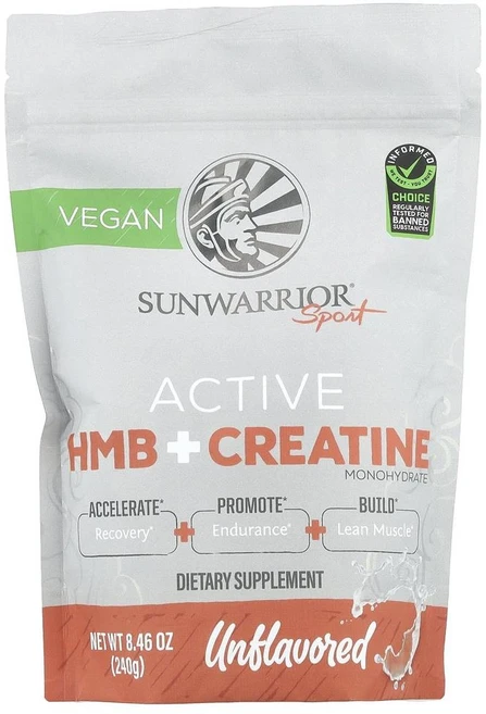 썬워리어 스포츠 액티브 HMB 플러스 크레아틴 240 g Sunwarrior Sport Active HMB + Creatine Monohydrate Unflavored 240g - 쿠팡