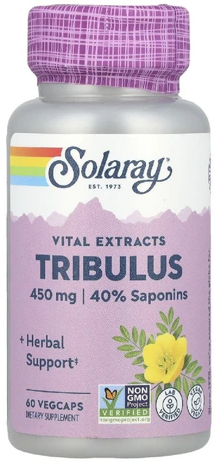 솔라레이 Vital Extracts 트리뷸러스 450mg Tribulus 베지캡슐 60정, 1개 - 쿠팡