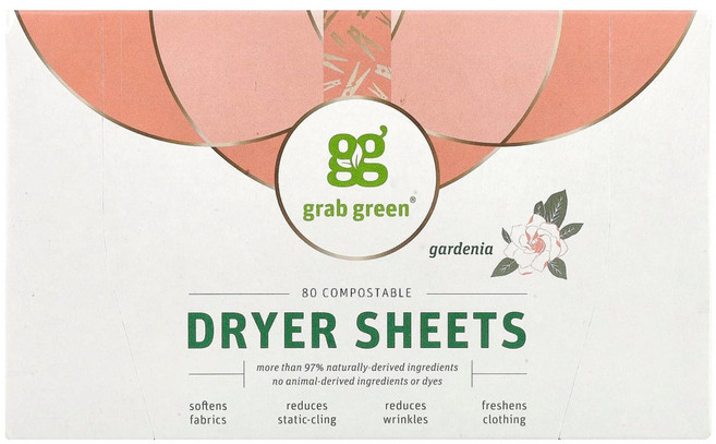 그랩그린 가드니아향 드라이어시트 80매 GGR-04115