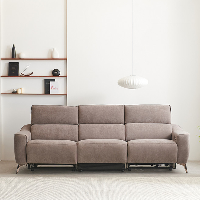 (수도권 [보루네오] 엘리브 유니크 리클라이너 패브릭 3인소파 sk080-1, 다크그레이