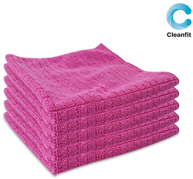 크린핏 바둑 극세사 행주 40x60cm, 40x60(분홍), 5개