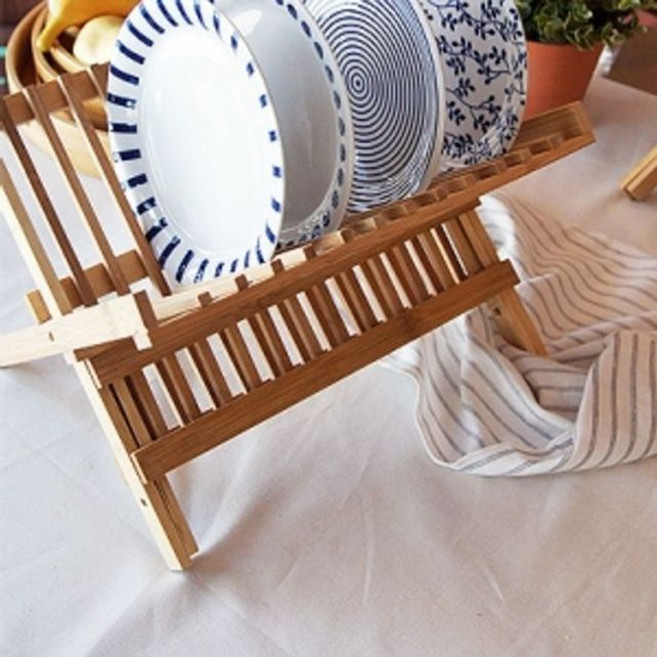 우드 원목 접시건조대 2사이즈 식기 물빠짐 그릇정리 주방건조대 그릇건조기 씽크대선반