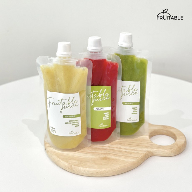 주문 갈아만든 푸릇터블 로푸드스무디 건강스무디 사과 당근 케일 비트 abc주스 클렌즈주스 6팩(냉장), 로푸드 스무디 3종 6팩, 6개, 250ml