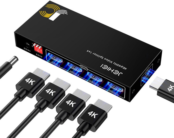 [JCHICI] HDMI 4K60Hz HDR HDMI2.0 EDID PC PS5PS4PS3 HDTV Xbox Windows Mac Linux HDCP2.3 4화면