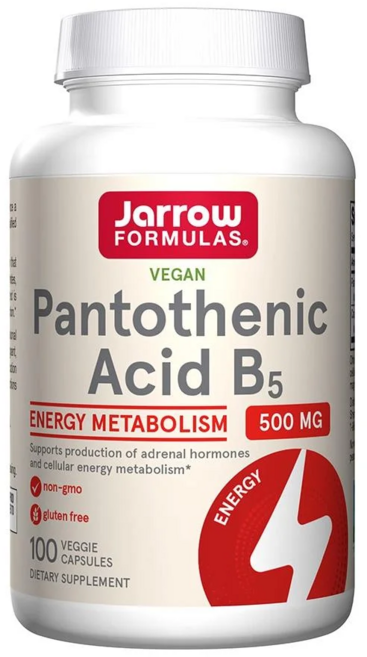 자로우 포뮬러스 판토텐산 B5 500mg 100베지캡슐, Pantothenic Acid B5
