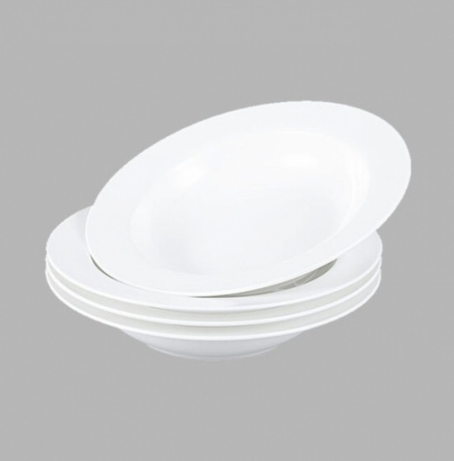 본차이나 파스타볼 4p set, 1세트, 백색