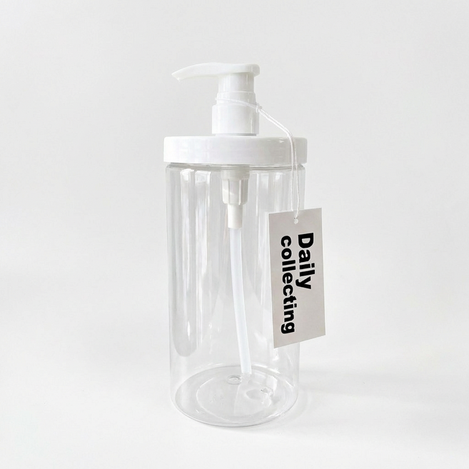 입구 넓은 대용량 디스펜서 리필병 주방 욕실 세탁실 1000ml