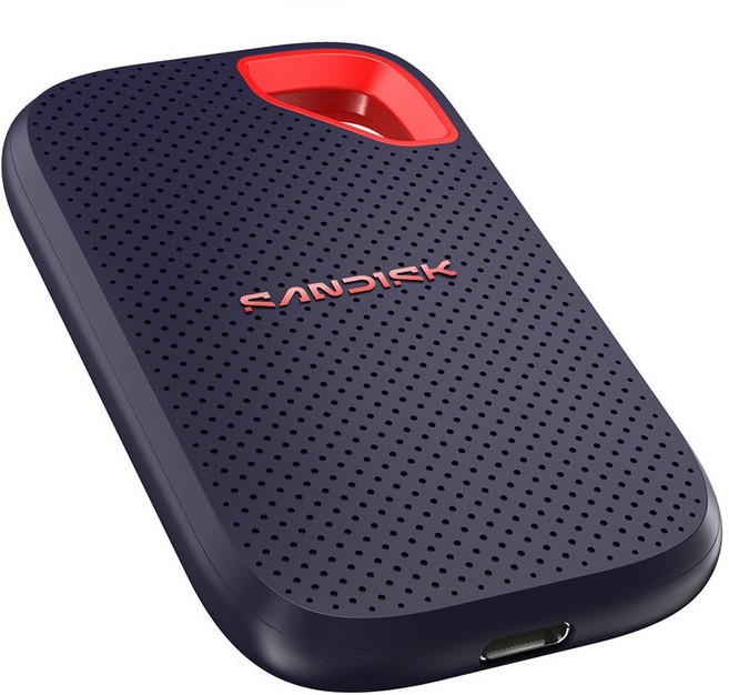SanDisk Extreme V2 E70 1T Type-C 行動固態硬碟 可攜式 SSD 外接硬碟, 黑色, 1TB
