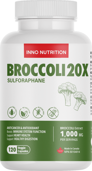 이노뉴트리션 20배농축 브로콜리 설포라판 영양제, 120정, 1개
