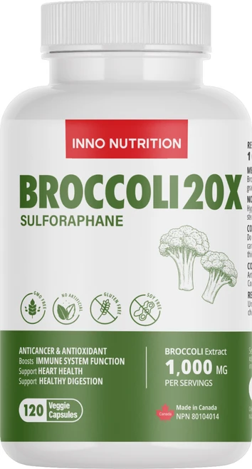 이노뉴트리션 20배농축 브로콜리 설포라판 영양제, 120정, 1개 - 쿠팡