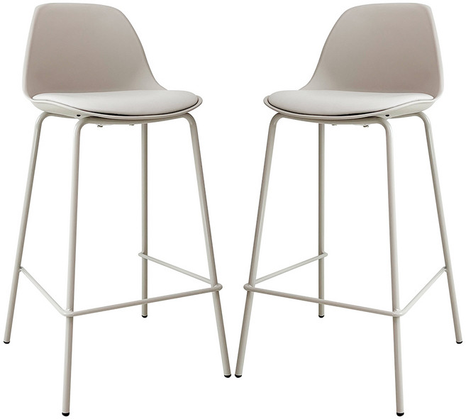 THEJOA 허그바체어 1+1 홈바체어 높은 빈티지 아일랜드 식탁 의자, 허그바체어-베이지, 2개