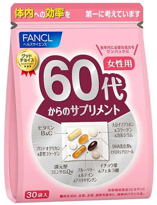 판클 60대 서플리먼트 여성용 60.5g, 210정, 1개 - 쿠팡