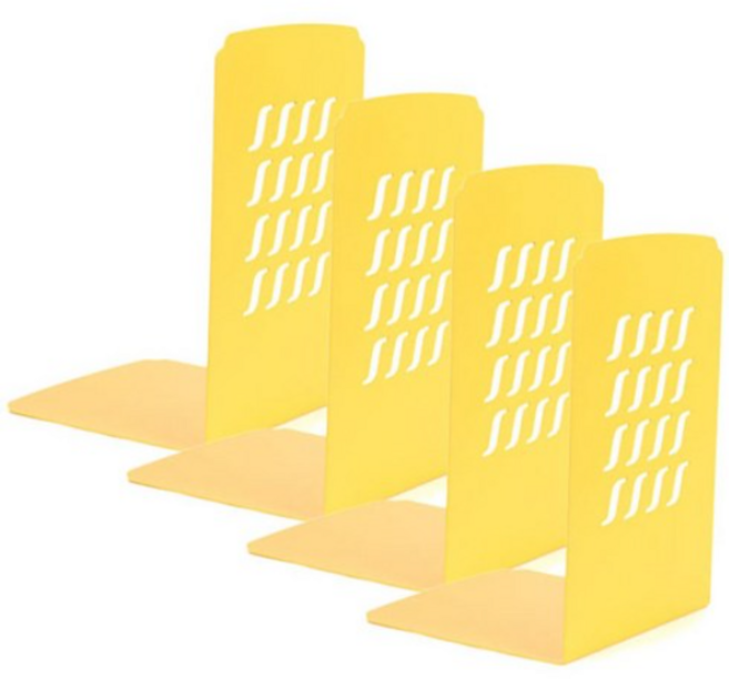 아카데미 북앤드 L형 4p, 노란색