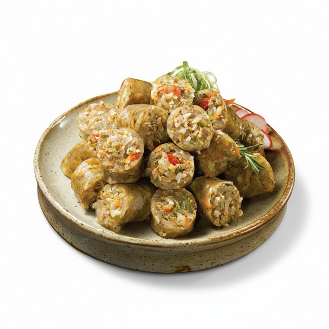 신의주 시래기 야채고기 순대 2kg, 1개