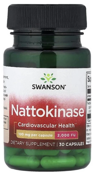 미국 Swanson 나토키나제 100mg 30캡슐 (나토키나제 효능), 1개, 30정 - 쿠팡