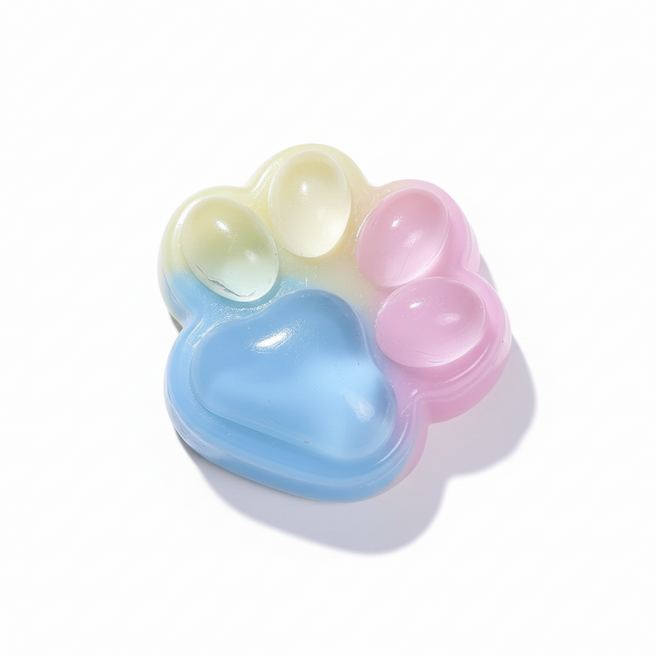 고양이발톱 스트레스볼 스트래스 해소 말랑이 스퀴시 찐득이, 2개, 혼합