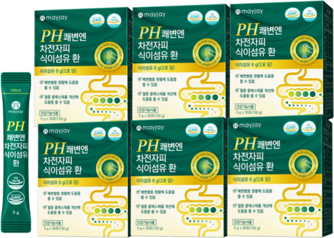 차전자피 환 식이섬유 쾌변엔 메이제이, 6개, 30회분