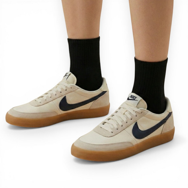 [백화점정품 AS가능] 나이키 여성 스니커즈 킬샷2 레더 네이비 데일리 운동화