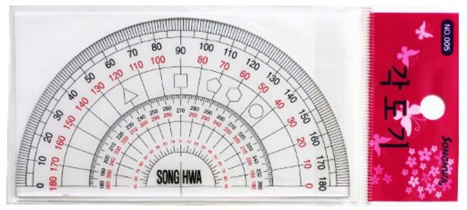 송화 각도기, 5개