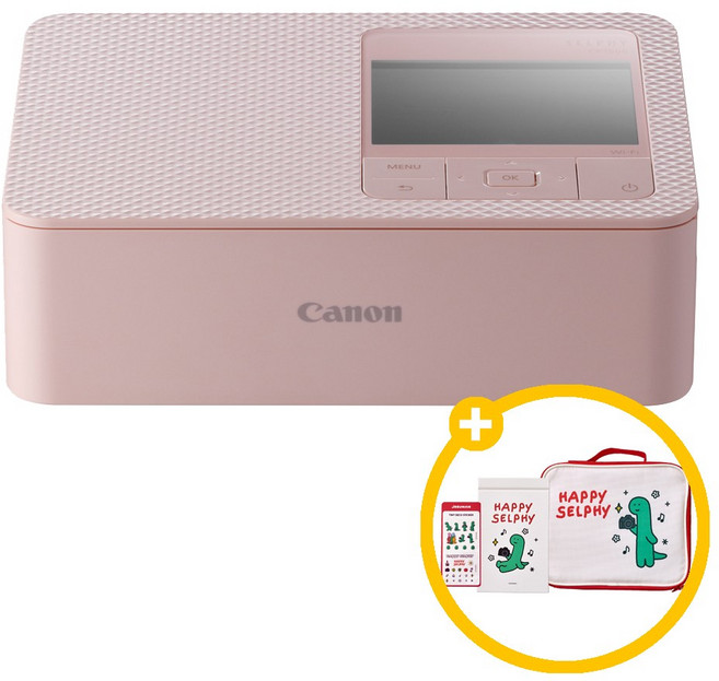 캐논코리아 정품 셀피 CP1500 + 조구만 한정판 패키지, 핑크, 5541C004