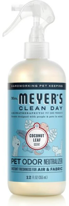 마이어 부인의 클린 데이 반려동물 냄새 중화제 코코넛 잎 향 12온스, Coconut Leaf, 1개 - 쿠팡