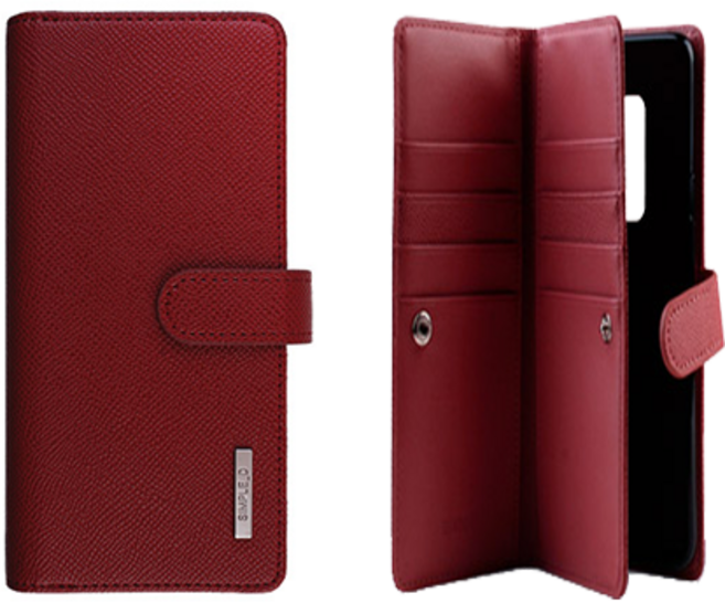 MHM simple_D 지갑다이어리 갤럭시 엑스커버5 휴대폰케이스 + MHM그립톡