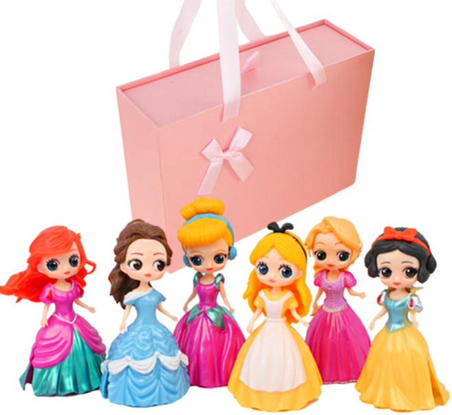 캐보트 왕눈이 공주 클립인형 24종, 클립인형 24종+선물박스, 8.5cm, 클립인형 24종+선물박스