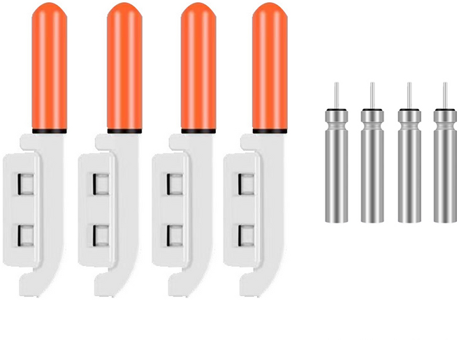 더놀자 원투 입질 감지기 배터리 세트, 4개