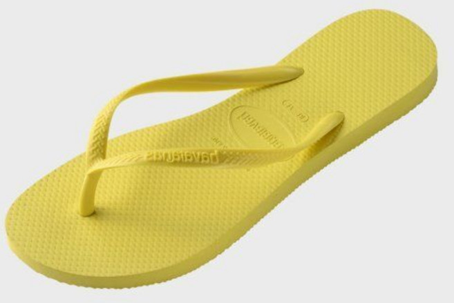 하바이아나스 havaianas 슬림 플립플랍 Pixel Yellow