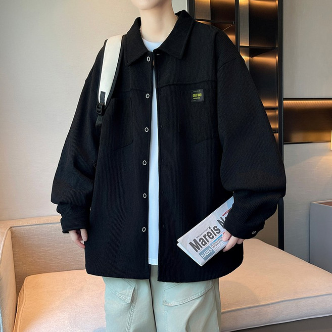 봄가을 재킷 남성 트렌드 빈티지 겉옷 셔츠 작업복 외투