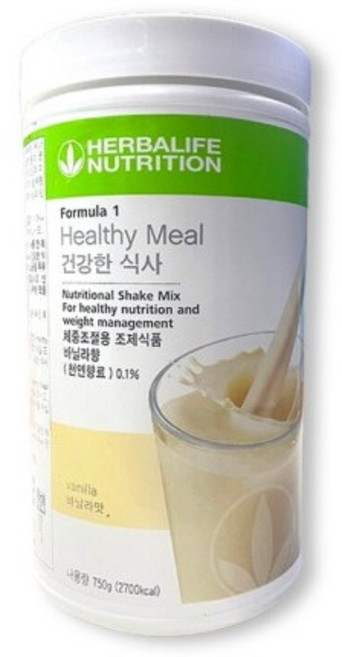 허벌라이프 뉴트리셔널 쉐이크 믹스 바닐라, 750g, 1개, 허벌라이프 바닐라맛