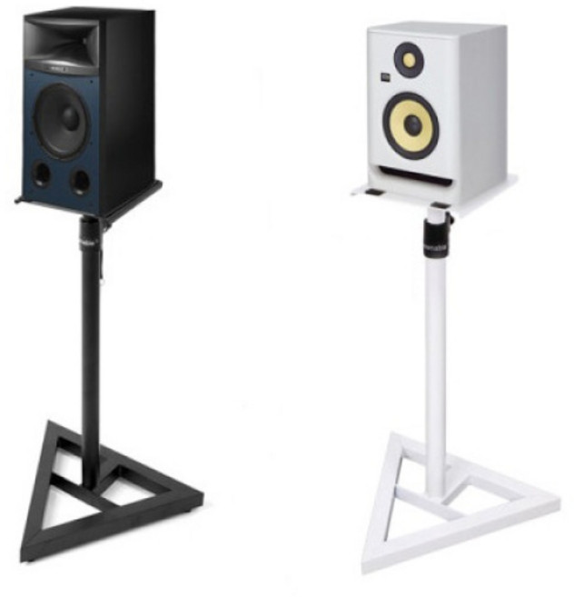 (뉴나비) 모니터 스피커 스탠드 받침대 NSS-300, 화이트