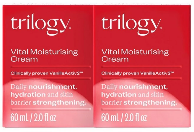 트릴로지 바이탈 모이스처라이징 크림 60ml 2개 Trilogy Vital Moisturising Cream - 쿠팡