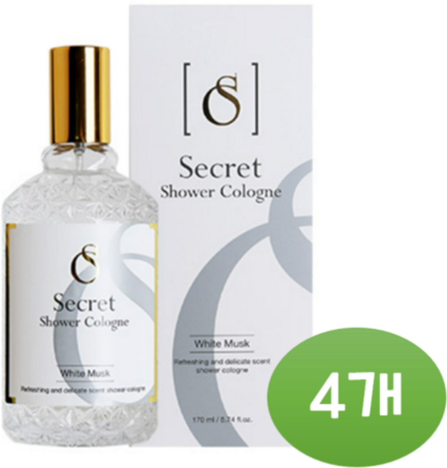 푸드어홀릭 시크릿 샤워코롱 화이트머스크 170ml 푸드어홀릭 미스트 화이트머스크 바디 미스트 화이트머스크 향수 화이트머스크 방향제170ml 화이트머스크 샤워코롱, 4개