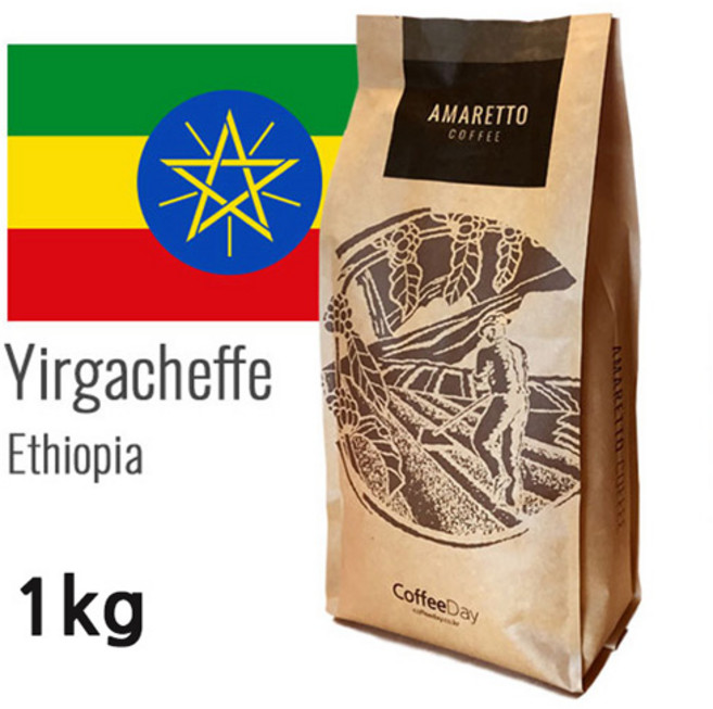 갓볶은원두커피 에디오피아 예가체프 1kg, 1개, 홀빈(분쇄안함)
