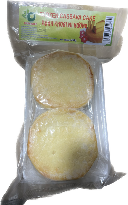 베트남 냉동 카사바 케이크 빵 반코아미능 BANH KHOAI MI NUONG, 500g, 1개